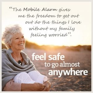 go anywhere with Live Life mobile medical alarm system with pendant