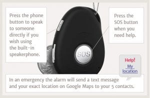 emergency gps mobile medical alarm slider 5
